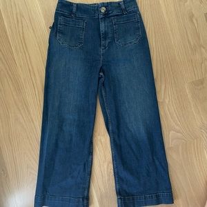 Anthro Pilcro wide leg jeans, stretch, size 29